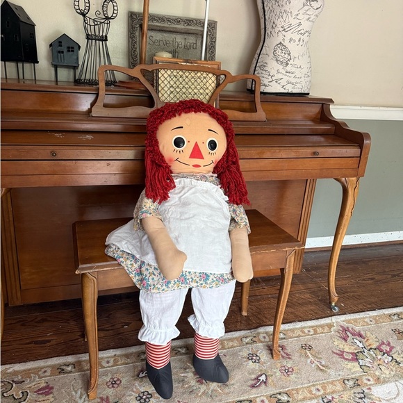 Rare Vintage 1960's XL Annabelle The Original Knickerbocker Raggedy Ann
Doll - Picture 2 of 11